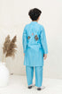 ROCKET AND BOMB BLUE KURTA SET